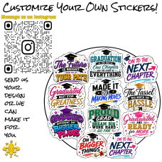 Senior Class Graduation Graphic Stickers